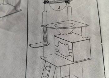 Wielofunkcyjny Kilkupoziomowy drapak dla kota