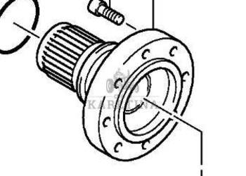 Claas Jaguar 810 820 830 860 880 900 Piasta Górnego Walca Tylnego 00098444…