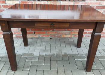 Stół sosnowy drewniany z szufladkami (784)