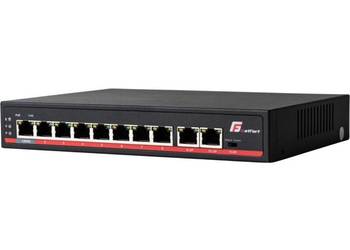 SWITCH POE GETFORT 8+2 Gigabit Ethernet 120W