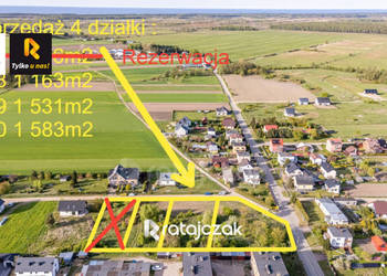 Do sprzedaży działka 1156m2 Wierzchucino Kapitańska