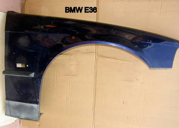 BŁOTNIK PRZEDNI PRAWY BMW 3 E36 90-95 NIEBIESKI MET.