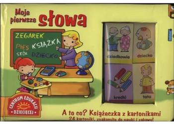 A to co Książeczka z kartonikami. Moje pierwsze słowa