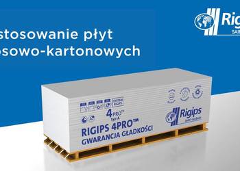 Płyta GK zwykła biała Rigips 1,2x2m