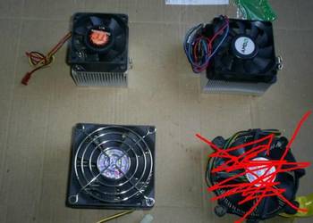 Chłodzenie procesora pc radiator wiatrak