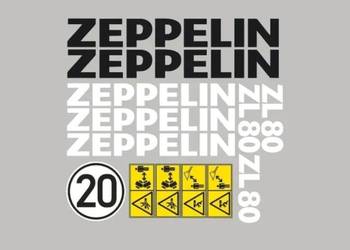 Naklejki oklejenie naklejka - ZEPPELIN ZL80 Zamiennik