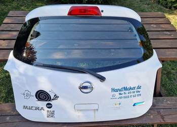 Nissan Micra k13 QM1 2012 klapa bagażnika tył
