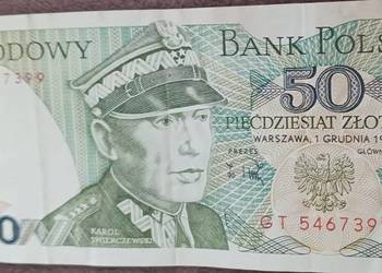 50 złotych 1 XII 1988 r seria GT