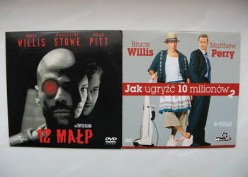 DVD: 2 x Bruce Willis - Jak ugryźć 10 milionów 2, 12 Małp