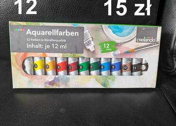 Farby akwarelowe 12 sztuk