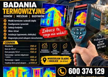BADANIA TERMOWIZYJNE DOMÓW, MIESZKAŃ I BUDYNKÓW