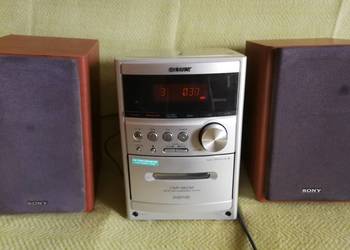 Miniwieża Sony CMT-NEZ50 z głośnikami | 100% Sprawna | CD, Kasety, AUX