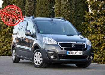 Peugeot Partner 1.6HDI(120KM)*Lift*Led*Duża Navi*Kamera*Klimatronik*Reling…