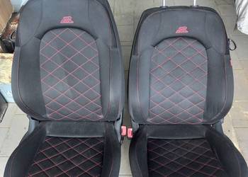 Fotele Seat Ibiza 4 Cupra Bocanegra super stan