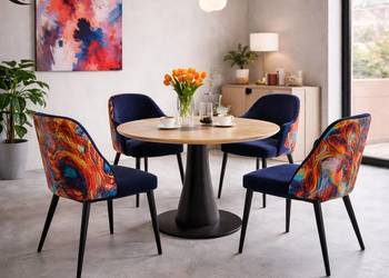 Krzesło Tapicerowane Premium KL-4 Lawa Crush Velvet – Edite Meble