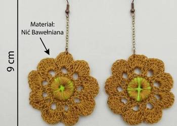 Takie kwiatki czyli kolczyki w nietypowym kolorze i rozmiarze