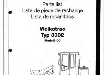 Weidemann Weikotrac 3002 Hoftrac 1090 1904 katalog części zamiennych PL