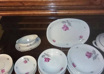 Serwis obiadowy, z bilionówkami i talerzami do zupy, na 6 os Serwis obiadowy, z bilionówkami i talerzami do zupy, na 6 os