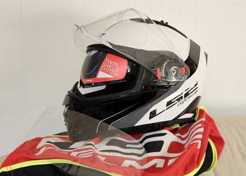 KASK LS2 L FF324 Szczękowy METRO EVO BIAŁY L pinlock
