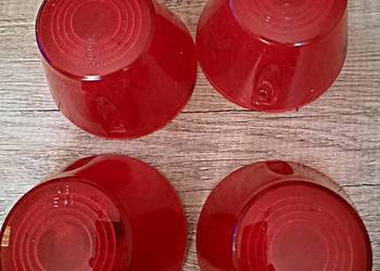 Klosz klosze czerwone stop, typ WAŚ WE 93 - z PRL  Żuk Syrena