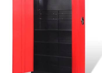 vidaXL Szafa narzędziowa, 2 drzwi, stal, 90x40x180 cm,(SKU:20158)