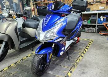 SKUTER 125 JUNAK 611 .NOWE OPONY. KASK SPRAWNY. KAT B