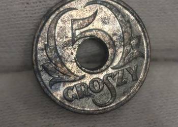 2 RP 5 groszy 1939 rok GG - mennicza.