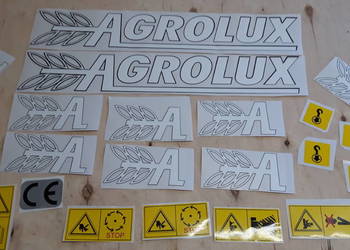 Naklejki Agrolux na pług