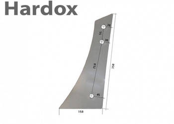 Pierś HARDOX 41885/L części do pługa LANDSBERG