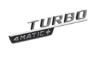 MERCEDES W213 AMG GT 290 Emblemat blotnika lewy TURBO 4MATIC+