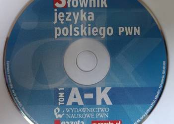 Słownik Języka Polskiego PWN tom 1 A-K na CD