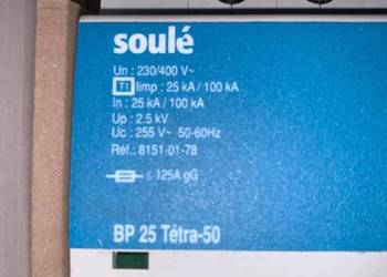 OGRANICZNIK PRZEPIĘĆ Soule BP 25 Tetra-50