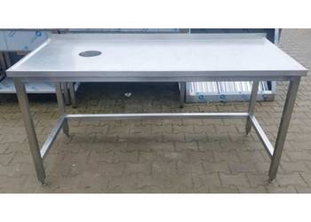 Stół Gastronomiczny Z Dziurą Na Odpady 170/70/85 S 1314.O