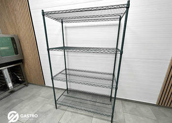 Regał metalowy z powłoką antykorozyjną 121x53x190 cm