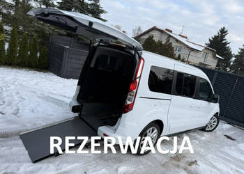 Ford Grand Tourneo Connect 120KM Rampa Przewóz Osób Niepełnosprawnych Auto…