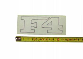 NAKLEJKA "F4" NA ZADUPEK MV AGUSTA F4 750S 1999-2003 ORYGINALNA 8A0090320