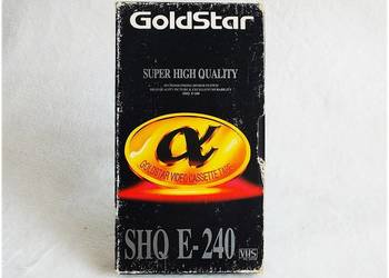 Kaseta VHS GoldStar 240 minut Nagrane Filmy Vintage Retro