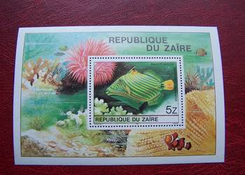 Zair 1980 MNH Fauna Ryby