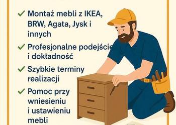 Skręcanie składanie mebli , montaż mebli Ikea vox castorama biurowe