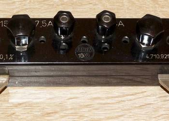 Bocznik prądowy pomiarowy laboratoryjny 3-7.5-15 A / 60 mV, 0.1% RETRO PRL