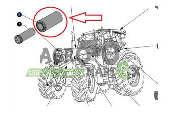 87704248, 1445951 FILTR POWIETRZA SILNIK DUŻY CNH 87704248, 1445951 FILTR POWIETRZA SILNIK DUŻY CNH