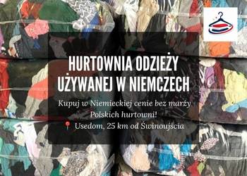 Niemiecka hurtownia odzieży używanej – sort MIX od 2,00 €/kg