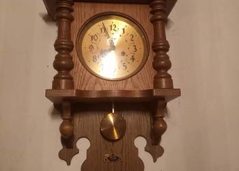 Zegar Metron wiszący nakręcany sprawny PRL