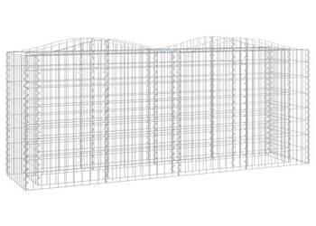 Łukowaty kosz gabionowy 200x50x100 cm galwanizowane żelazo WM-153546