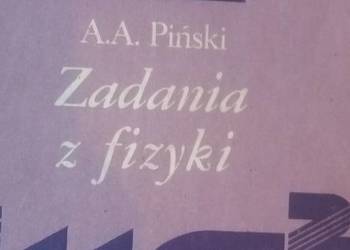 Piński Zadania z fizyki matura studia antykwariat szkolny