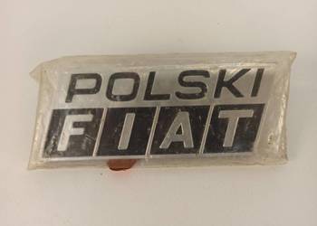 Znaczek emblemat POLSKI FIAT 126p Maluch Nowy
