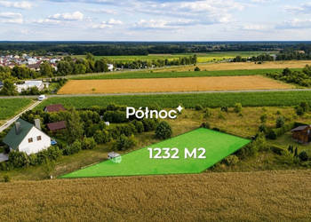 Działka budowlana przy ul. Jagodowej 1232m2