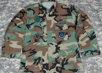 Bluza BDU USAF woodland large regular ripstop obszyta