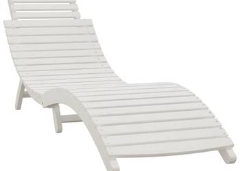 vidaXL Leżak, biały, 184x55x64 cm(SKU:363281)