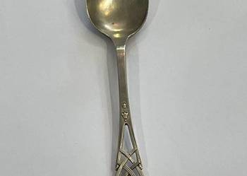 Zabytkowa srebrna łyżeczka 925 „Monticello” Art Nouveau 1908 USA